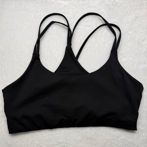 Fabletics Black Principal Low Impact Sports Bra
